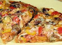Chicken & Vegetable Pizza